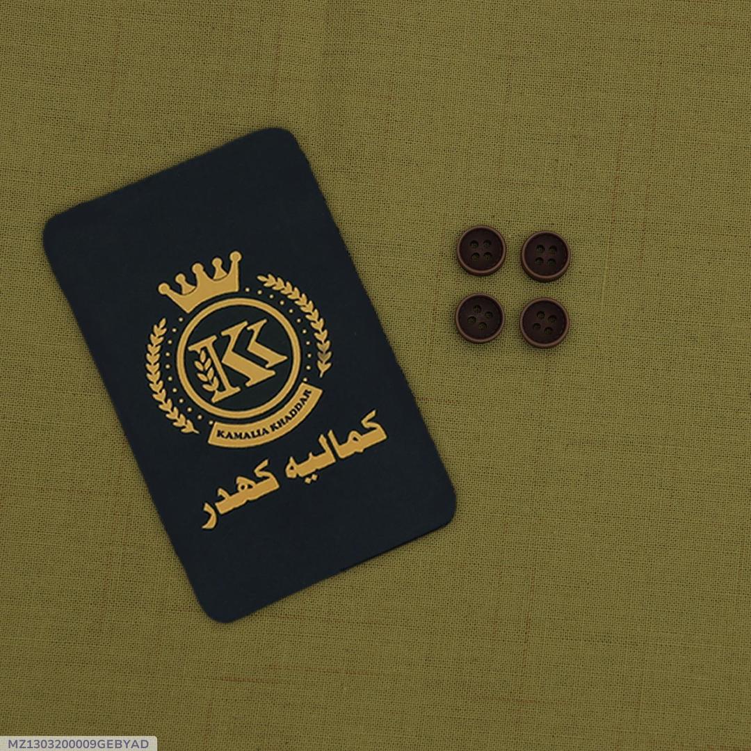 Men’s Unstitched Cotton Plain Suit