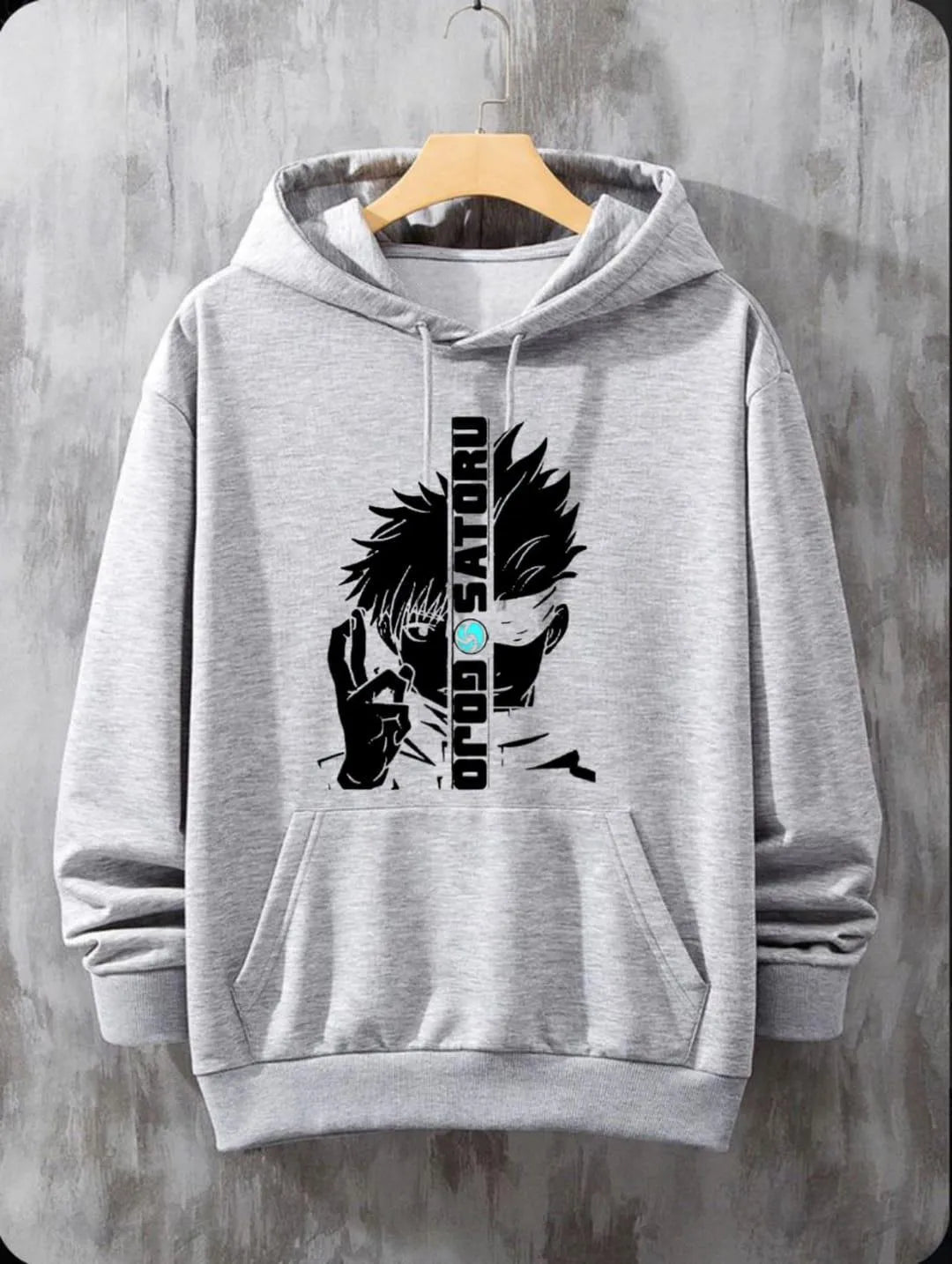 Men's Fleece Printed Hoodie