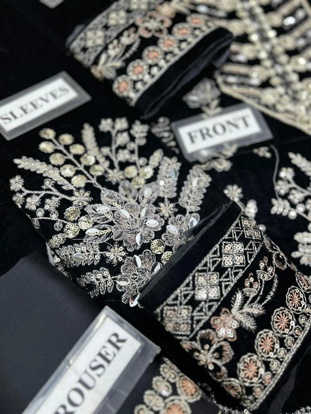 3 Pcs Women's Unstitched Embroidered Suit