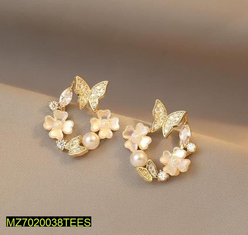 Butterfly Gold Plated Tops Pair