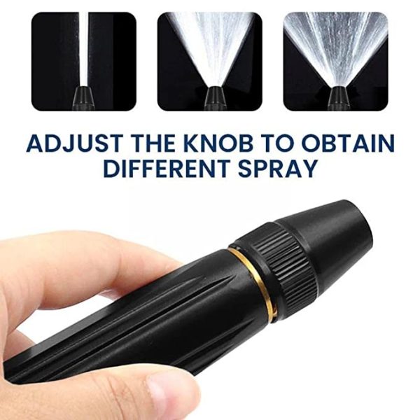 Car Wash Gun – High-pressure Metal Water Gun Nozzle For Household & Vehicle Cleaning