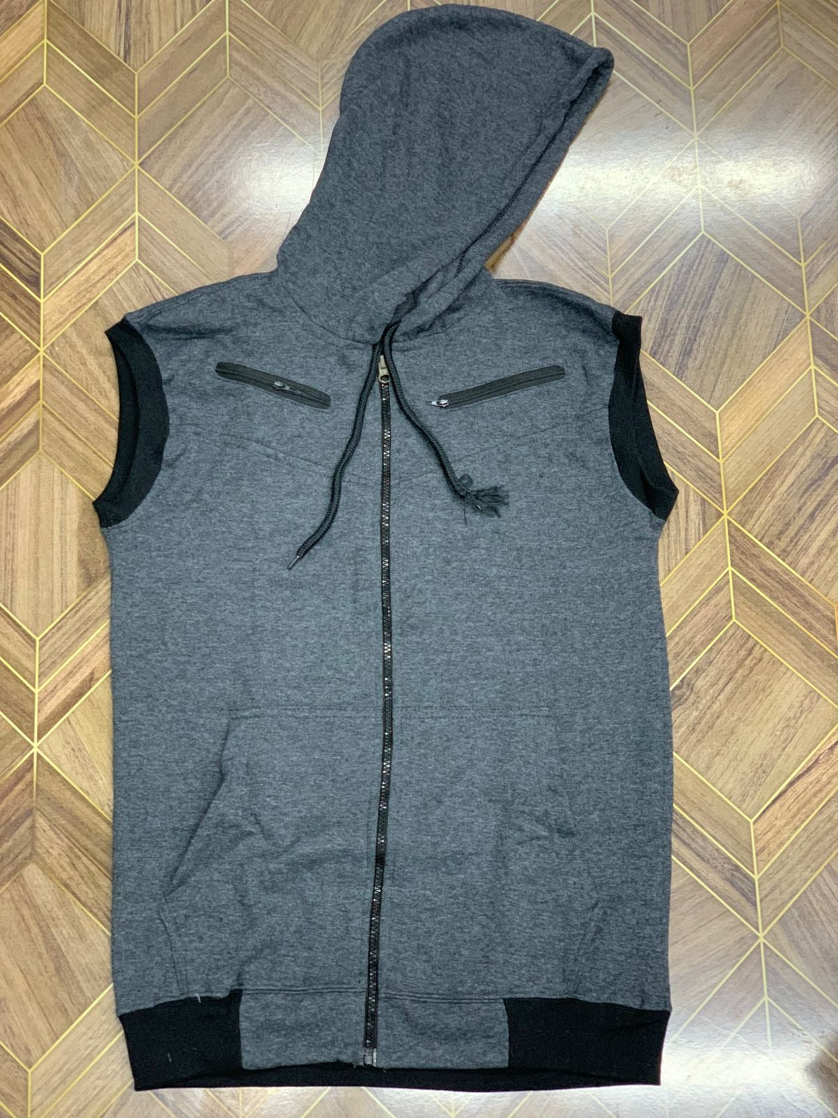 Men’s Casual Zip-Up Jaqueta Hoodie