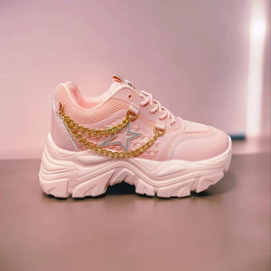 Trendy Women's Casual Fabric Joggers - 1 Pcs in Pink