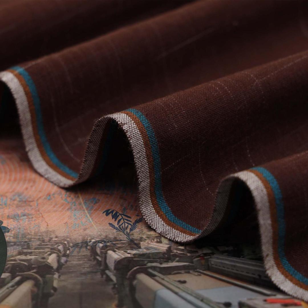 Men’s Unstitched Cotton Plain Suit