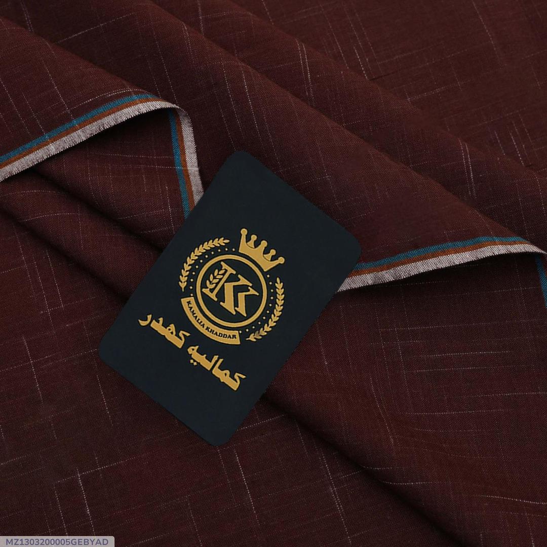 Men’s Unstitched Cotton Plain Suit