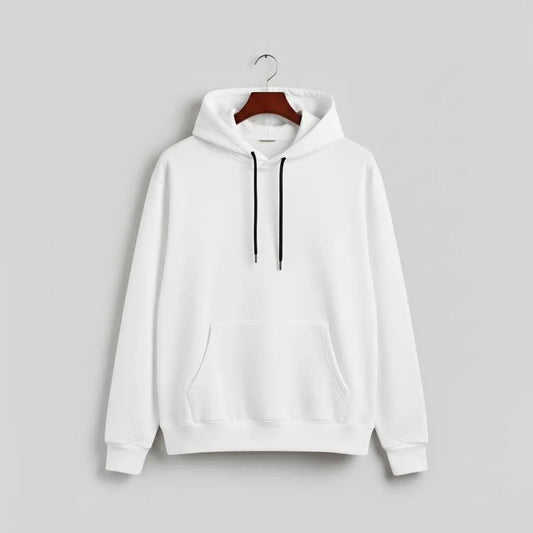 Pc Men's Fleece Plain Hoodie