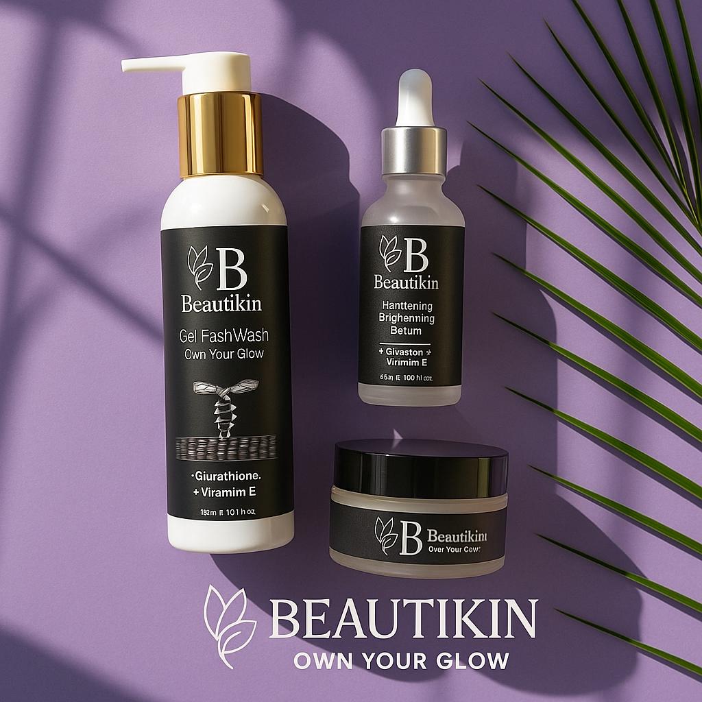 3 in 1 Skincare Bundle: Face Wash, Whitening Cream & Face Serum (3 Pcs)