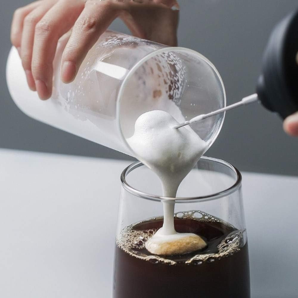2 In 1 Rechargeable Milk Frother Wand – Powerful Handheld Whisk & Drink Mixer For Coffee